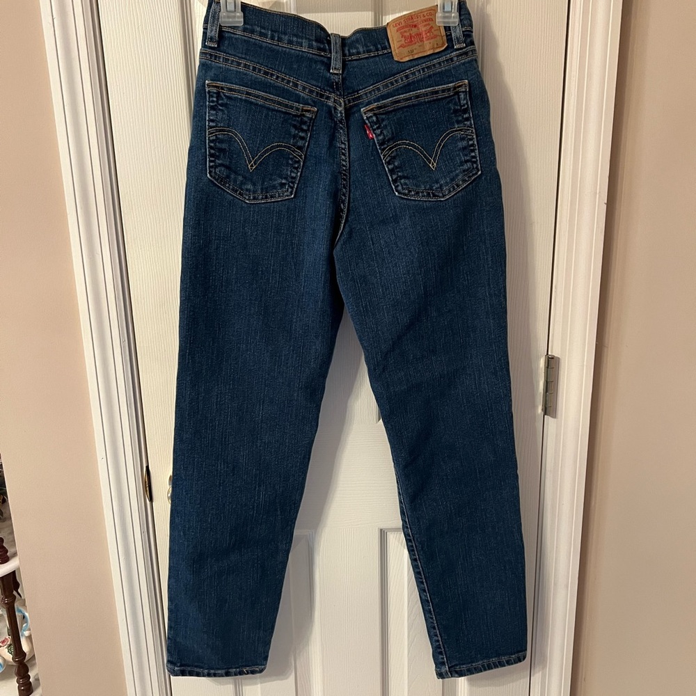 Levi's Women’s 512 Dark Blue Classic Slim Stretch Tapered Leg Jeans 6